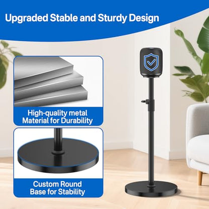 Heavy Duty Speaker Stands for HomePod 1 & 2, 2 Pack - Black - color: Black, size: 2 pack