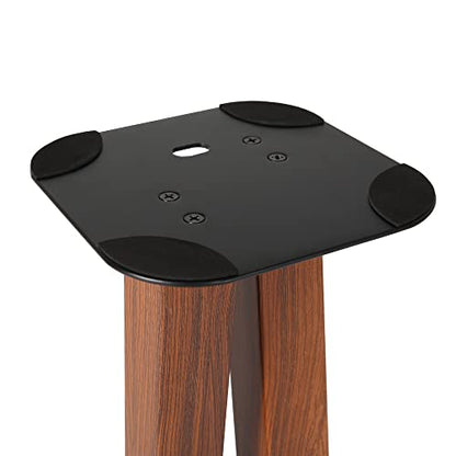 EXIMUS One Pair Fixed Height Universal Speaker Floor Stands - Cedar - 600 Series