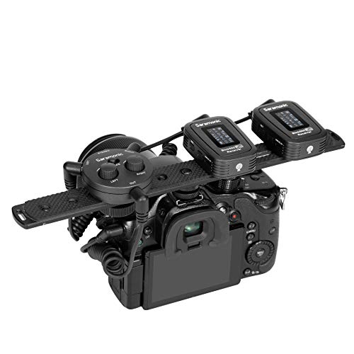 Saramonic Miniature 2-Channel 3.5mm Microphone & Audio Mixer with TRS & TRRS Output Cables for Cameras, Smartphones, Computers & More (AX1)