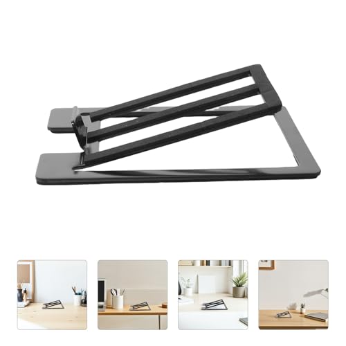 VOSAREA Desktop Speaker Stands Metal and Sponge Material with 15 Degrees Tilt 1 Pair for Optimized Sound Direction and Sturdy Support for Movie Watching and Home Office Use