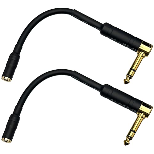 CNCESS 1/4 TRS 6.35mm Male to 3.5mm Female Stereo Headphone Audio Adapter