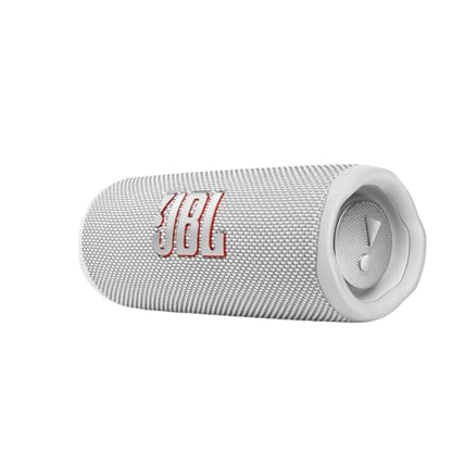 JBL Flip 6 - Portable Waterproof Speaker - White | Louder, more powerful sound, IP67 waterproof and dustproof, 12 Hours of Playtime, Bold design - color: White