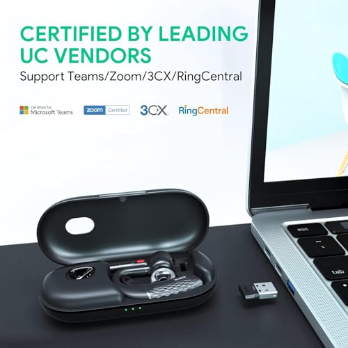 Yealink BH71 Pro 무선 블루투스 헤드셋 동글 포함