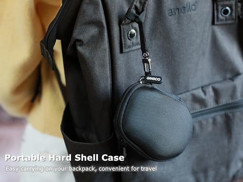 Ginsco Hard Travel Case Compatible with Logitech M720 Triathlon/M705 Marathon/M510/M550/M330/M317/M196/M185 Wireless Mouse, Universal Hard Shell Storage Case (Black, M) - color: Black, size: M