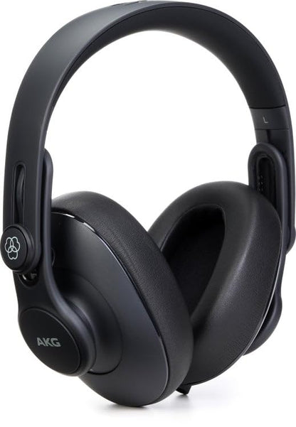 AKG Pro Audio K361 Wired, Over-Ear, Closed-Back, Light Weight, Foldable, Professional Recording Studio Headphones, Studio Monitor Mixing, Podcast, DJ Stereo Headsets, Black - style: K361