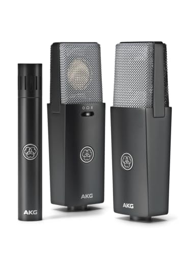 AKG C104 Professional Large Diaphragm Cardioid Condenser Microphone – XLR Studio Mic for Podcasting, Streaming, Broadcasting & Music Recording, Low Noise, High SPL, Sustainable Design - style: C104