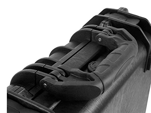 Monoprice Weatherproof Hard Case with Customizable Foam,Black, 19 Liter - color: Black, size: 19 Liter, style: Case