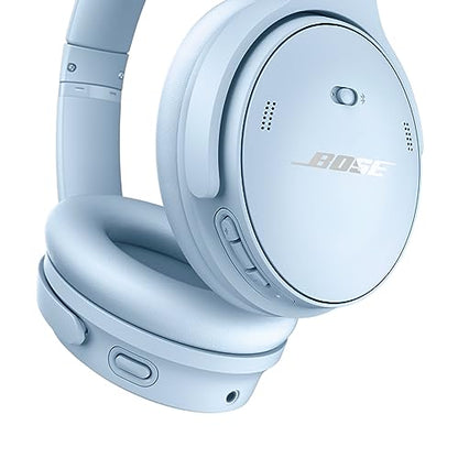 Bose QuietComfort Wireless Noise Cancelling Headphones, Bluetooth Over Ear Headphones with Up to 24 Hours of Battery Life, Moonstone Blue - Limited Edition (Renewed) - color: Moonstone Blue