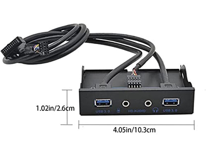 C-zone 3.5" PC Front Panel Adapter