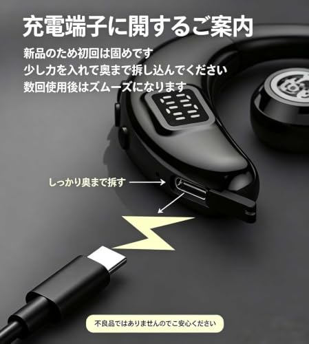 Hmusic I6 Bluetooth Earpiece – Single Ear Headset with ENC Mic, Bluetooth 5.4, 20H Battery with LED Power Display, 180° Rotatable Wireless Headset for Work, Driving & Office Calls | 180° Rotatable Earbud, ENC Mic, 20H Battery with LED Power Display, Mono