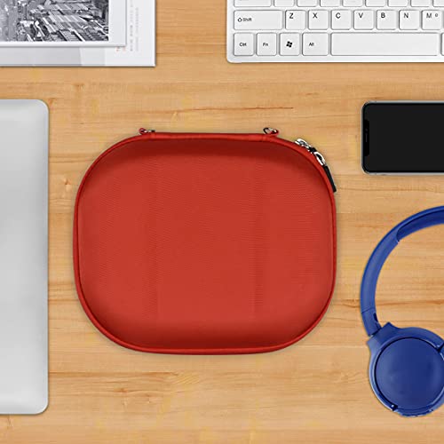 Geekria Shield Headphones Case Compatible with JBL Tune 660NC, Tune 560BT, Tune 510BT, Tune 500BT, Jr 310BT and More, Replacement Hard Shell Travel Carrying Bag with Cable Storage (Red) - color: Red