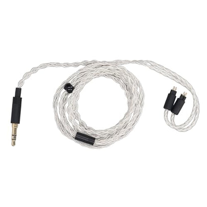 ZJchao Premium Detachable 3 5mm to 0 78mm 2 Pin IEM Cable 1 2m Silver Plated Copper Wire for QDC TFZ Custom in Ear Monitors Enhanced Clarity Design