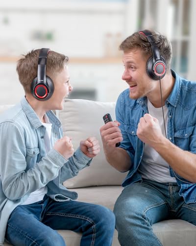 New Bee Kids Headphones,Wired,School,Toddler Headphones Baby Headphone Lightweight for Boys/Girls/Mac/Android/Kindle/Tablet/Pad - color: Black, size: wired