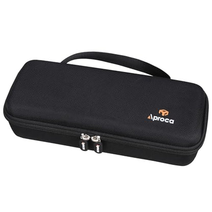 Aproca Case Compatible with talomen / ECHOMUSSY / JBL Wireless Two Microphone System, Handheld Dual Mic Storage Bag for Receiver, Batteries and Other Accessories (Case Only )