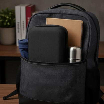 Compact Hard Shell Profile, Rigid EVA Headphone Carrying Case for Over-Ear Audio Gear, Durable 900D Travel Storage Bag