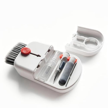 9-in-1 Keyboard Cleaning Kit for Laptop, Phone, Screen | Includes soft brush, and port tool. Cleans screens, earbuds, and charging cases. Safe for MacBook & AirPods.