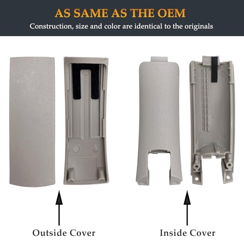 WH-1000XM4 Slide Covers Same as the OEM XM4 Side Covers Accessories Replacement Parts Compatible with Sony WH-1000XM4 Noise Cancelling Headphones (Silver) - color: Silver