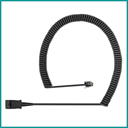 Office Phone Headset HD Voice for Aastra Allworx AltiGen Digium IPitomy Telephones, RJ9 & 3.5mm Adapter Cable (Binaural) - size: Duo for Avaya Allworx AltiGen Digium