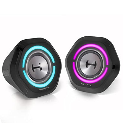Edifier G1000 Bluetooth 5.3 Gaming Speakers,10W PC USB Computer Speakers for Laptop Desktop 3.5mm aux Input Hecate Black