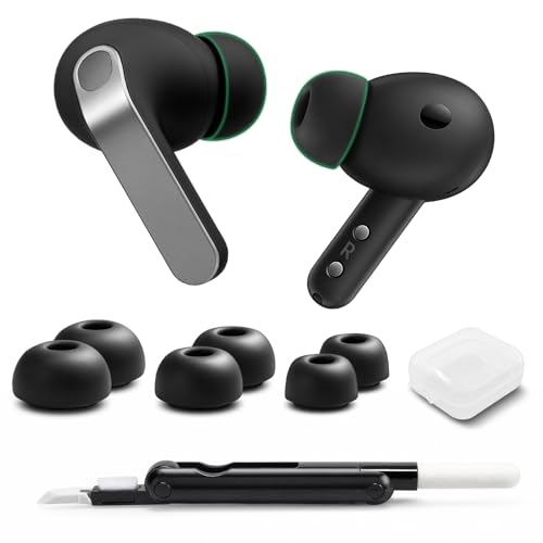 Memory Foam Earbud Tips for Samsung Galaxy Buds4 Pro/Buds3 Pro | 3 Pairs S/M/L Replacement Ear Tips with Case and Cleaning Pen, Comfort Noise Reduction, Fits Charging Case