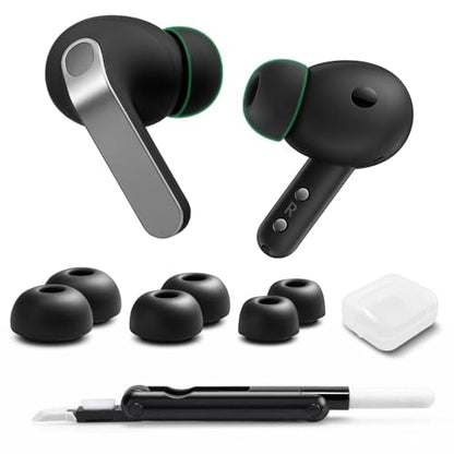 Memory Foam Earbud Tips for Samsung Galaxy Buds4 Pro/Buds3 Pro | 3 Pairs S/M/L Replacement Ear Tips with Case and Cleaning Pen, Comfort Noise Reduction, Fits Charging Case