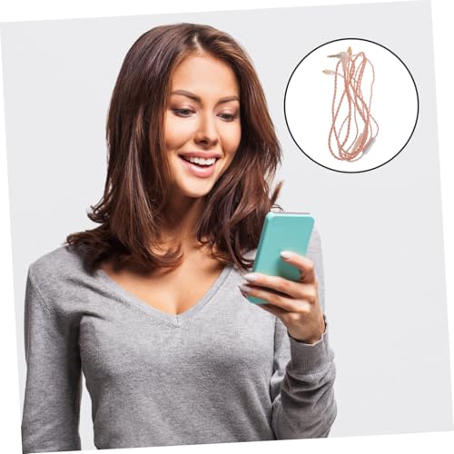 OSALADI Fashionable Detachable Earphone Replacement Cable Microphone Bend Audio Wire for Headphones Compatible Major Mobile Phones Sound Quality and Workmanship