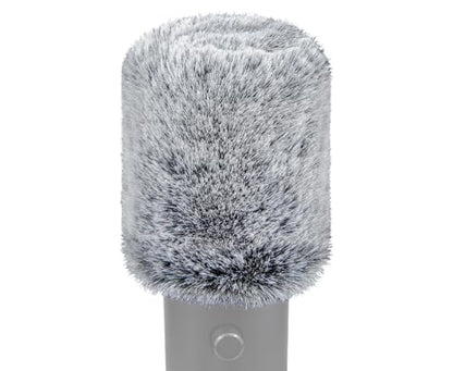SOULWIT Microphone Furry Windscreen for Razer Seiren X, Wind Muff Pop Filter Mic Cover - Gray