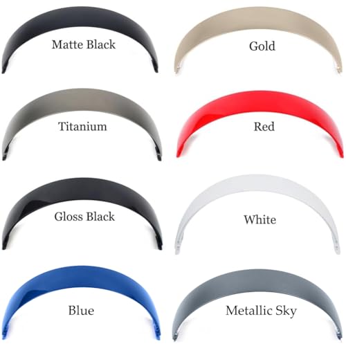 by Dre Studio 2 Headband Replacement Parts as Same as The OEM Arch Band B0501 Accessories Compatible with Beats by Dr. Dre Studio2 Wired/Wireless (Model B0500/B0501) Headphones (Gold) - color: Gold