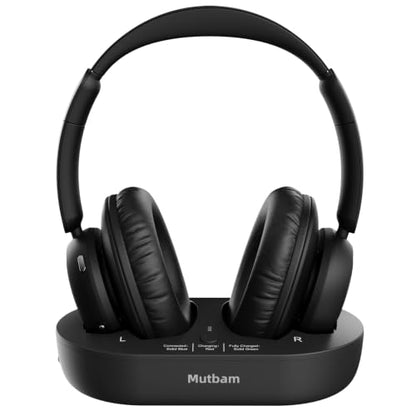 Wireless Headphones for TV, 65H Playtime, Charging Dock | TV Headphones Wireless for Seniors , Ideal Gifts, 65H Playtime Plug-Play, Low Latency, Perfect for Elderly Seniors