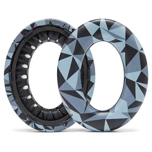 WC PadZ QC Ultra - Earpads for Bose QuietComfort Ultra Gen 1 & 2 | Made by Wicked Cushions | Enhanced Comfort, Thickness & Durability | Geo Grey - color: Geo Grey