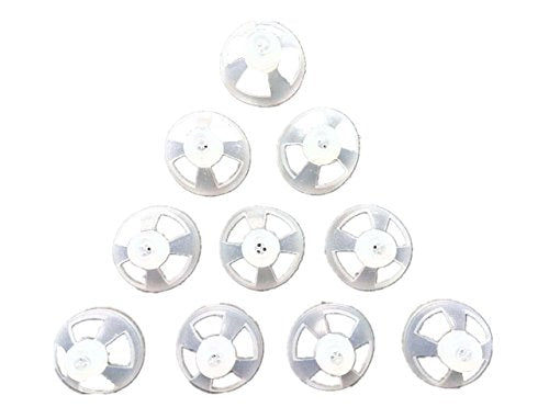 Hearing Aid Ear Piece Open Domes 12mm 10-Pack Comfortable PSAP (Personal Sound Amplifiers Product) Kit Ear Tips Invisible, Perfect for Open Air (Open fit), except for RIC - style: Open 12mm 10-pack