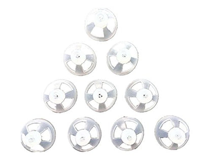 Hearing Aid Ear Piece Open Domes 12mm 10-Pack Comfortable PSAP (Personal Sound Amplifiers Product) Kit Ear Tips Invisible, Perfect for Open Air (Open fit), except for RIC - style: Open 12mm 10-pack