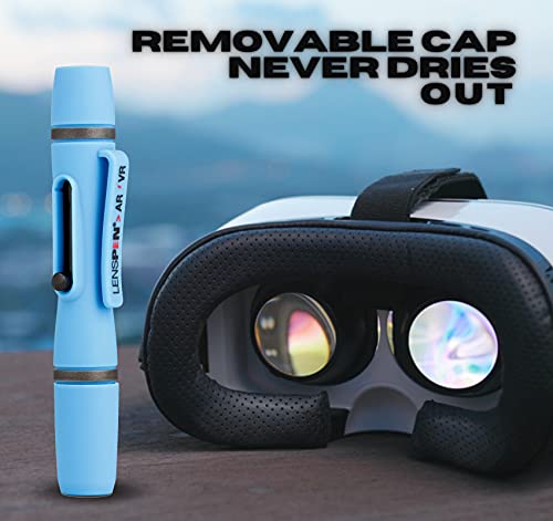 LensPen VR Headset Lens Cleaning Pen Gift – Original Black Carbon Patented Tech - Remove Fingerprints Dust Grease + Reduce Fog to Clean Augmented & Virtual Reality Goggles > Oculus, Valve Index, PS4