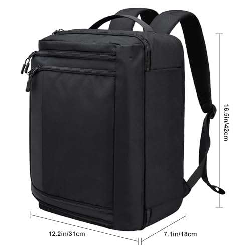 GDNasist Game Console Backpack for PS5, Protective Carrying Case Compatible with Playstation5 Console, Base, 15.6”Laptop, Headset, PS5 Controller, More Game Discs, and Gaming Accessories - style: Side-opening Style