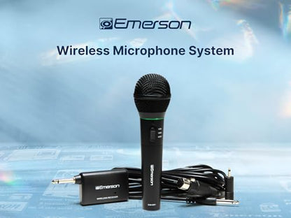 Emerson EAM-9001 Wireless Microphone System with Handheld Mic
