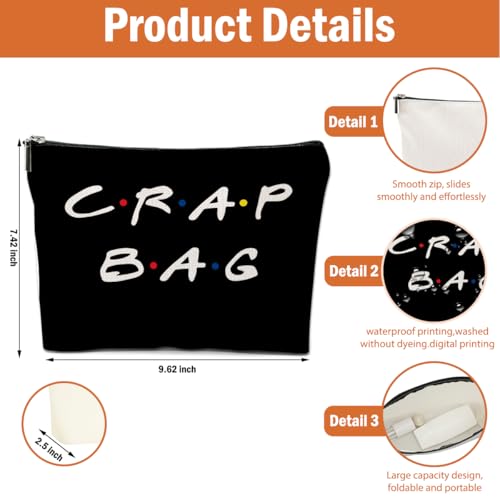 4PCS Funny Gifts for Women Makeup Bag, Best Friend Birthday Gifts for Women - color: Multicolor 0095