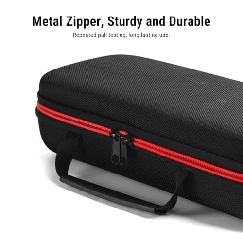 Wireless Microphone Case Shockproof Handheld Mic Travel Bag for Receivers Adapters Cable Batteries Hold 4 Microphones