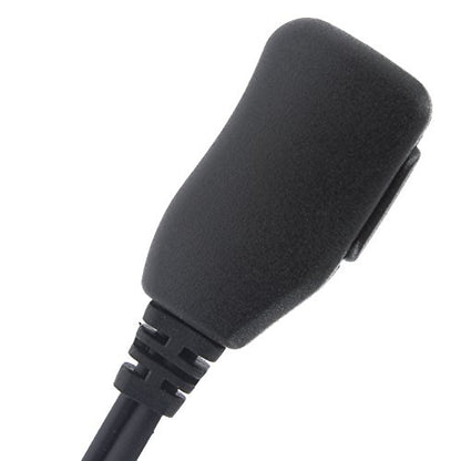 D Shape Earpiece Headset PTT for Motorola Two Way Radio Walkie Talkie 2pin(Pack of 2)