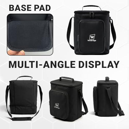 Carrying Case for S99 Voice Amplifier,Portable Speaker Microphone Combo Bag | Designed for S99 microphone speaker Set, this protective case offers padded protection, accessory storage and easy carrying.