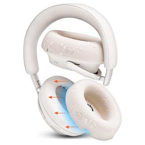 WC SweatZ QC Ultra - Patented Covers for Bose QuietComfort Ultra Gen 1 & 2 | Made by Wicked Cushions | Made with Premium Silicone, Sweatproof & Washable | White Smoke - color: White Smoke
