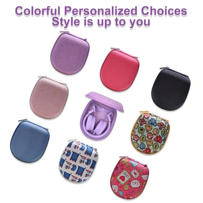 Kids Headphones Case for iClever/Noot/Acer Etc Headphone,Purple(Case Only) - color: Purple