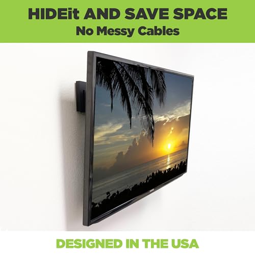 HIDEit Mounts Uni-XS Mount - Patented in 2018, Made from Steel Adjustable Extra Small Device, Hide Your Cable TV Box, Modems, Satellite Receivers, Streaming Media Devices and More - size: X-Small