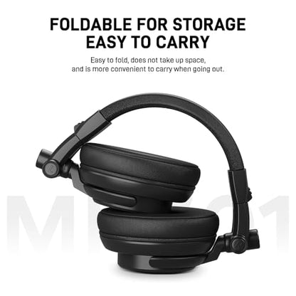 MAONO USB XLR Condenser Microphone with Headphones: PC Computer Podcast Cardioid Metal Mic Kit for Recording, Studio, Singing, YouTube (A04 Gen2 White+MH601)