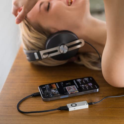 Audioengine DAC3 Portable USB-C DAC – 32-Bit Headphone Amplifier and Hi-Res Audio Adapter for iPhone, Android, Laptop and Tablet