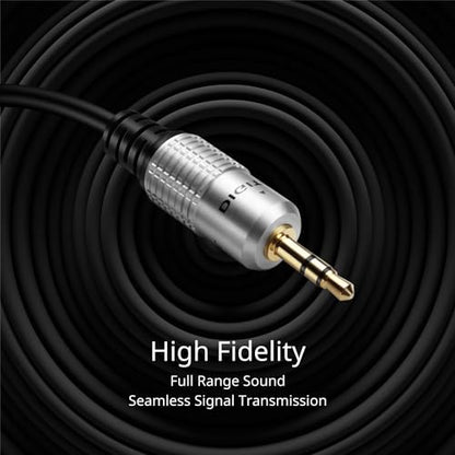 TNP Products 3.5mm AUX Headphone Extension Cable, Male to Female, 10 ft | Aux Cord Extender with Trs Stereo Plug, Gold-Plated Connectors and 10 Ft Reach; Audio Only with No Microphone Support - size: 10 Feet