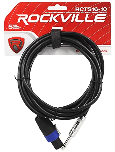 Rockville SPGN158 15" DJ PA Speaker Pair Bundle with RPM47 Powered Mixer | 1600W Peak / 400W RMS Each, 8-Ohm, Bluetooth/USB, 2 RMC-XLR Microphones, 2 Tripod Stands, SpeakOn Cables, 7-Items