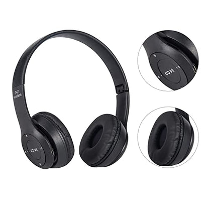 Pongnas Foldable Over Ear Gaming Headphones with Stereo Sound Lightweight Comfort Design Noise Isolating Ear Cups Mic Monitoring RGB Lighting Fit for PC Laptop