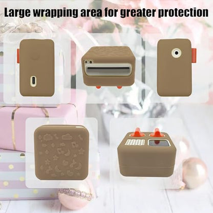 Silicone Case for Yoto Mini Player (Brown) - color: Brown