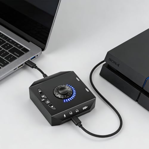 USB Sound Card External Sound Adapter with Headphone Mics for Simultaneous Use on Laptop Gaming Card - color: Or