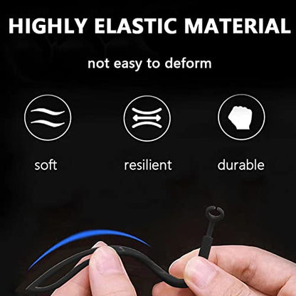 Ear Hooks Compatible with AirPods 3rd Generation [Multi-Dimensional Adjustable] YINVA Accessories Compatible with AirPods Pro AirPods 3 2 1 Gen(Black) - color: Black